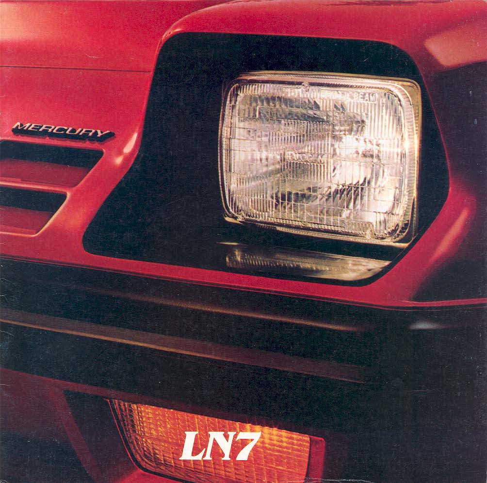 1982 Mercury Cougar LN7 Brochure